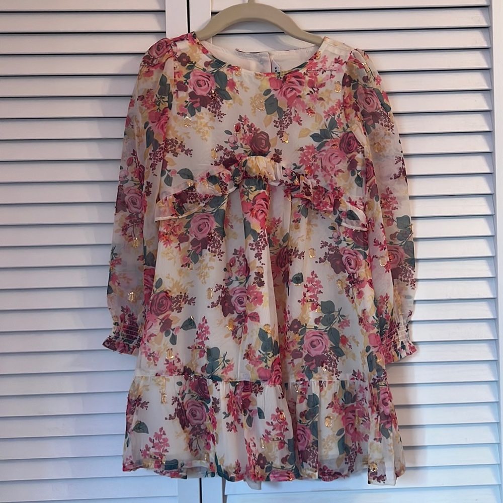 Girls Janie and Jack Floral Dress